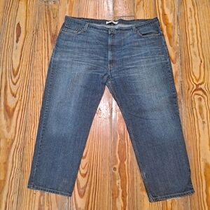 Levis 550 Jeans Big & Tall Mens Size 50 x 30 Jeans Denim Med Blue Wash Pants